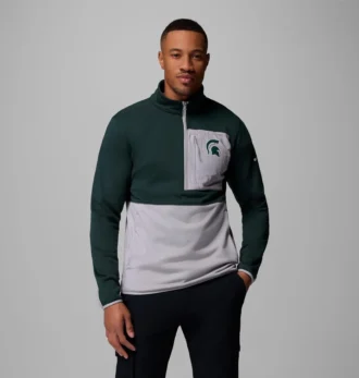 Chaqueta Columbia Hike™ Half Zip para hombre – Michigan State