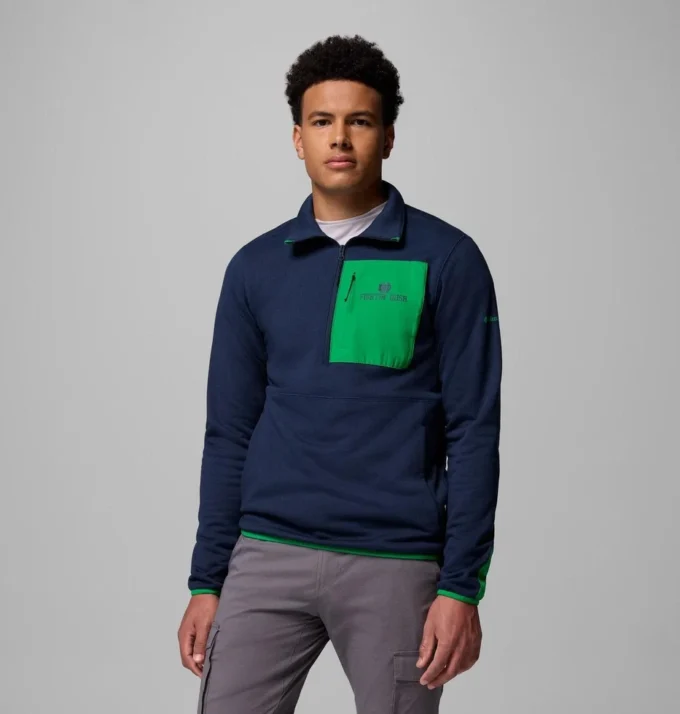 Chaqueta Columbia Hike™ Half Zip para hombre – Notre Dame