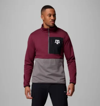 Chaqueta Columbia Hike™ Half Zip para hombre – Texas A&M