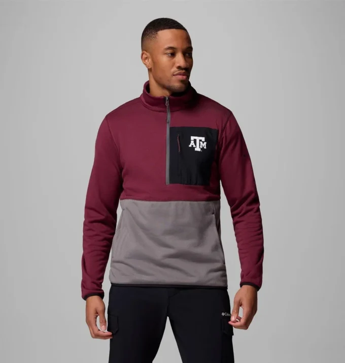 Chaqueta Columbia Hike™ Half Zip para hombre – Texas A&M