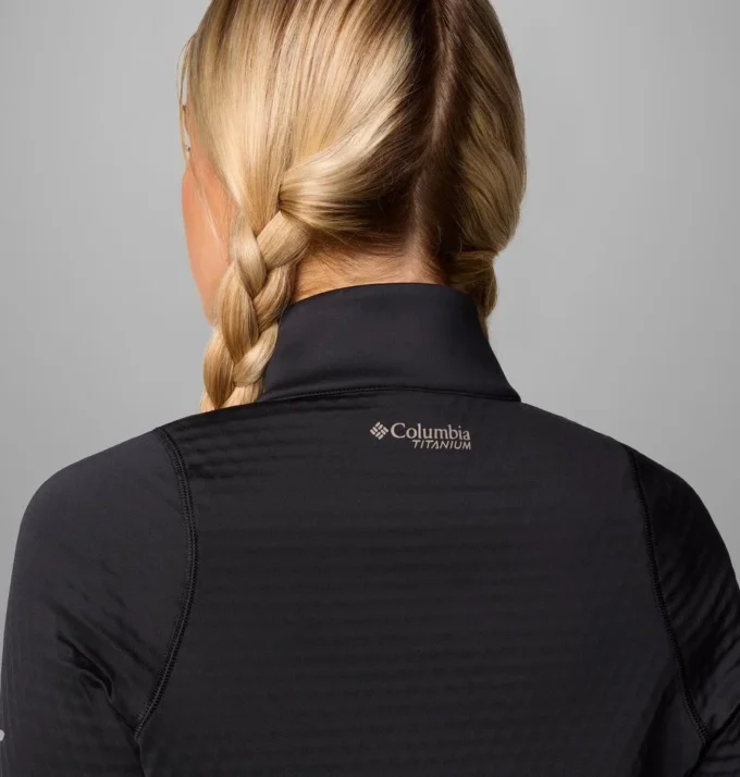 Chaqueta con cremallera completa Crystal Leaf™ Omni-Heat™ Helix para mujer