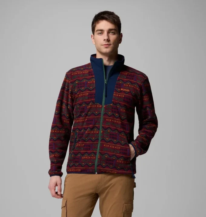 Chaqueta con cremallera completa estampada Sequoia Grove™ para hombre – Tall Chaqueta con cremallera completa estampada Sequoia Grove™ para hombre – Tall