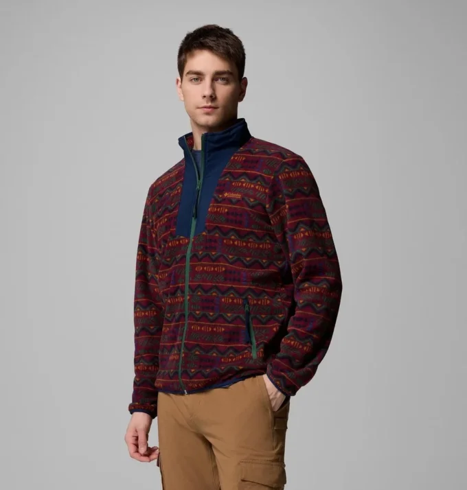 Chaqueta con cremallera completa estampada Sequoia Grove™ para hombre – Tall Chaqueta con cremallera completa estampada Sequoia Grove™ para hombre – Tall