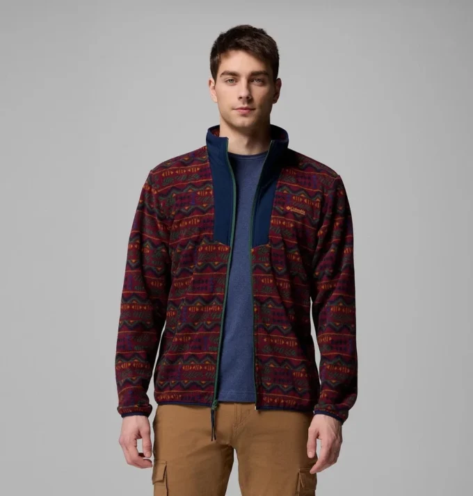 Chaqueta con cremallera completa estampada Sequoia Grove™ para hombre – Tall Chaqueta con cremallera completa estampada Sequoia Grove™ para hombre – Tall