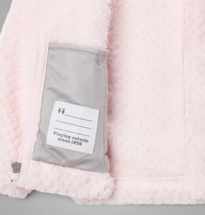 Chaqueta con cremallera completa Fire Side™ Sherpa para niñas pequeñas