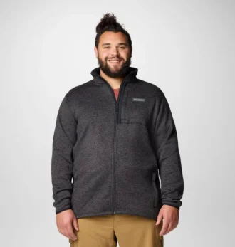 Chaqueta con cremallera completa Sweater Weather™ para hombre – Talla grande