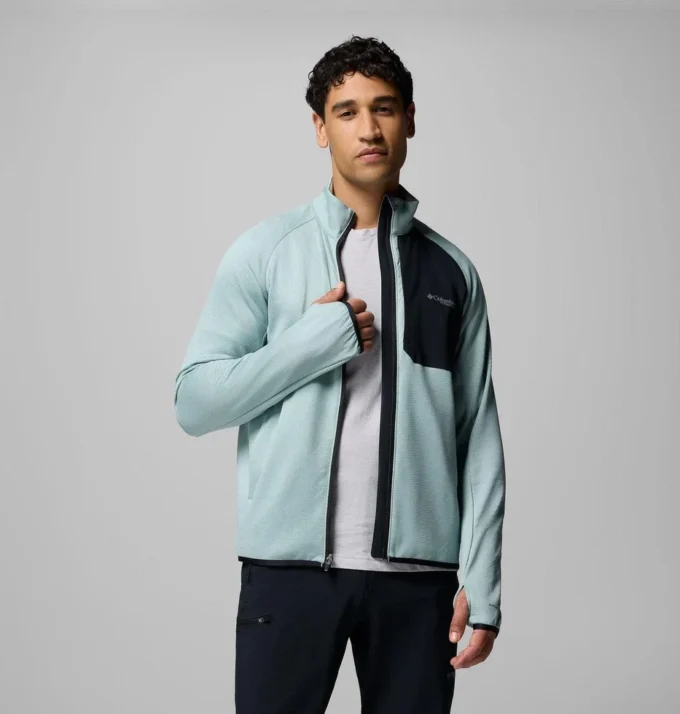 Chaqueta con cremallera completa Triple Canyon™ Grid Fleece II para hombre Chaqueta con cremallera completa Triple Canyon™ Grid Fleece II para hombre