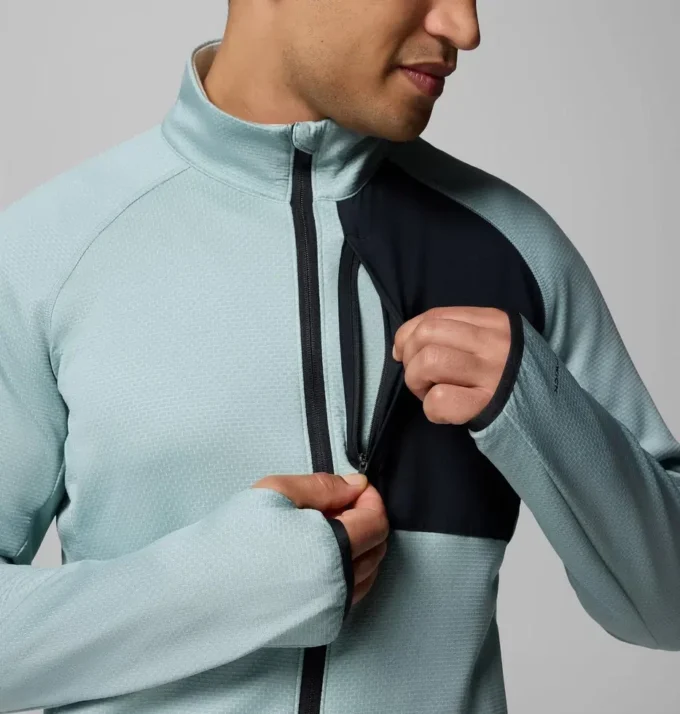 Chaqueta con cremallera completa Triple Canyon™ Grid Fleece II para hombre Chaqueta con cremallera completa Triple Canyon™ Grid Fleece II para hombre