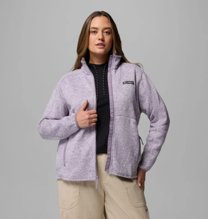Chaqueta con cremallera completa Women Sweater Weather™ II – Talla grande Chaqueta con cremallera completa Women Sweater Weather™ II – Talla grande