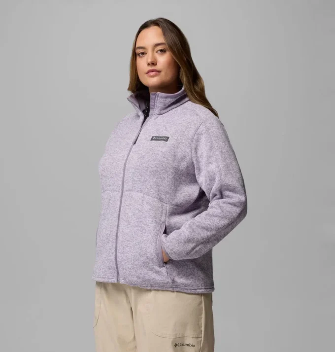 Chaqueta con cremallera completa Women Sweater Weather™ II – Talla grande Chaqueta con cremallera completa Women Sweater Weather™ II – Talla grande