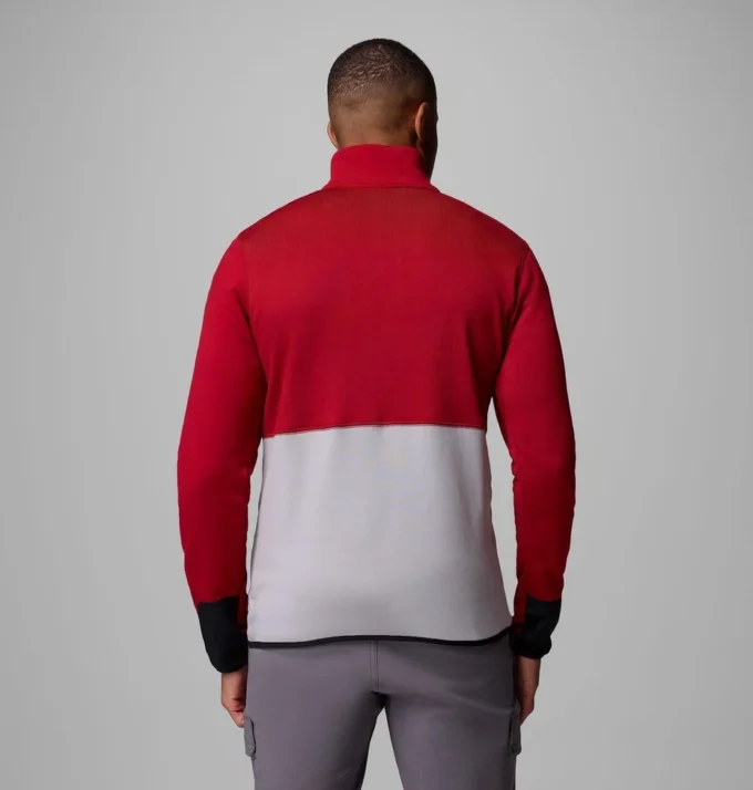 Chaqueta con media cremallera Columbia Hike™ para hombre, estilo universitario, Alabama