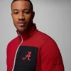 Chaqueta con media cremallera Columbia Hike™ para hombre, estilo universitario, Alabama