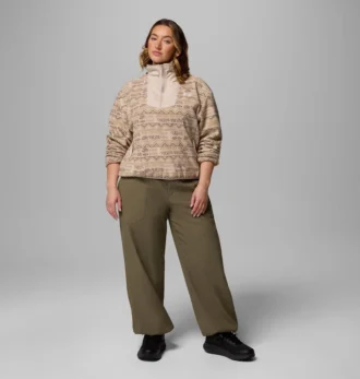 Chaqueta con medio cremallera y estampado Sequoia Grove™ para mujer – Talla grande Chaqueta con medio cremallera y estampado Sequoia Grove™ para mujer – Talla grande