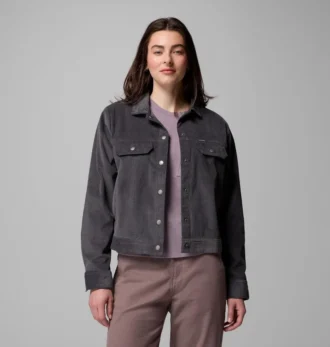 Chaqueta corta de pana azul Point Creek™ para mujer