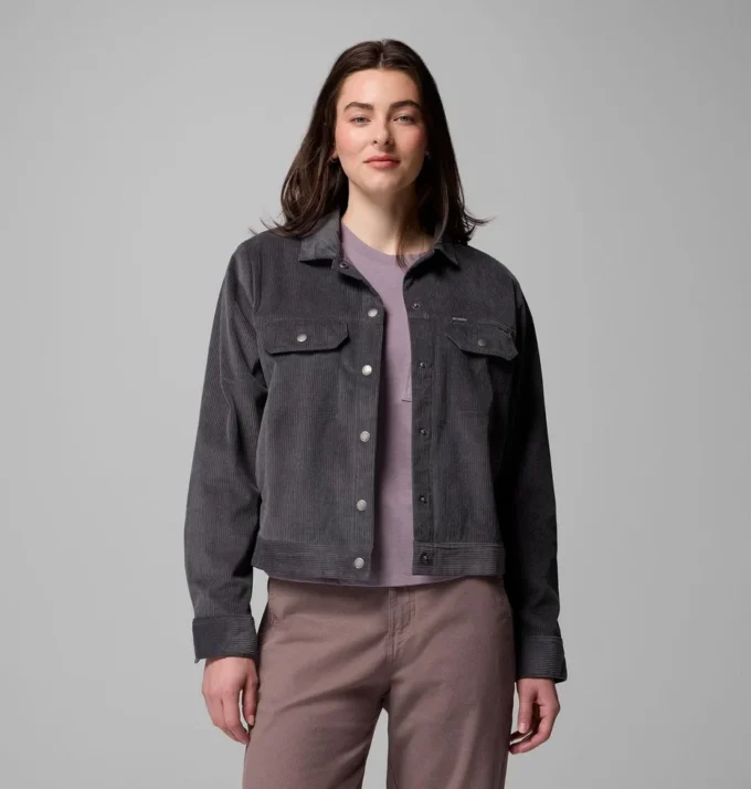 Chaqueta corta de pana azul Point Creek™ para mujer
