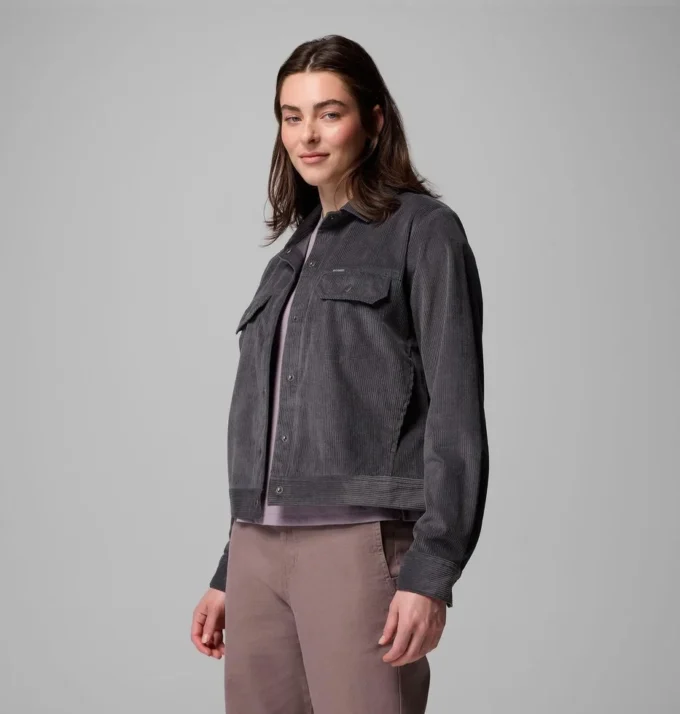 Chaqueta corta de pana azul Point Creek™ para mujer