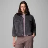 Chaqueta corta de pana azul Point Creek™ para mujer