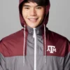 Chaqueta cortavientos Collegiate Flash Challenger™ II para hombre – Texas A&M