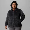 Chaqueta de forro polar con cremallera completa Fire Side™ II Sherpa para mujer – Tallas grandes