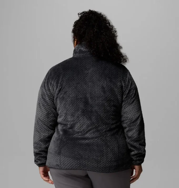 Chaqueta de forro polar con cremallera completa Fire Side™ II Sherpa para mujer – Tallas grandes