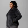 Chaqueta de forro polar con cremallera completa Fire Side™ II Sherpa para mujer – Tallas grandes