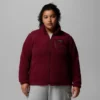 Chaqueta de forro polar con cremallera completa II West Bend™ para mujer – Talla grande