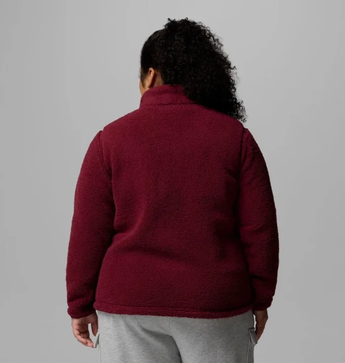 Chaqueta de forro polar con cremallera completa II West Bend™ para mujer – Talla grande