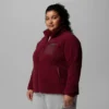 Chaqueta de forro polar con cremallera completa II West Bend™ para mujer – Talla grande