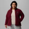 Chaqueta de forro polar con cremallera completa II West Bend™ para mujer – Talla grande