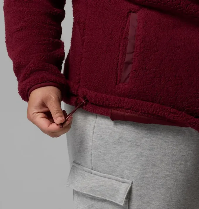 Chaqueta de forro polar con cremallera completa II West Bend™ para mujer – Talla grande