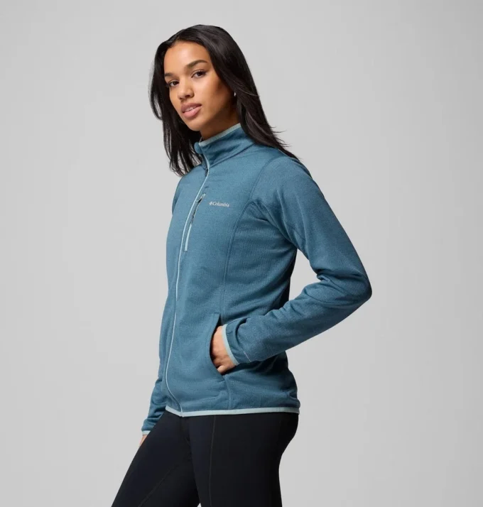 Chaqueta de forro polar con cremallera completa Women Essential Hike™ Grid