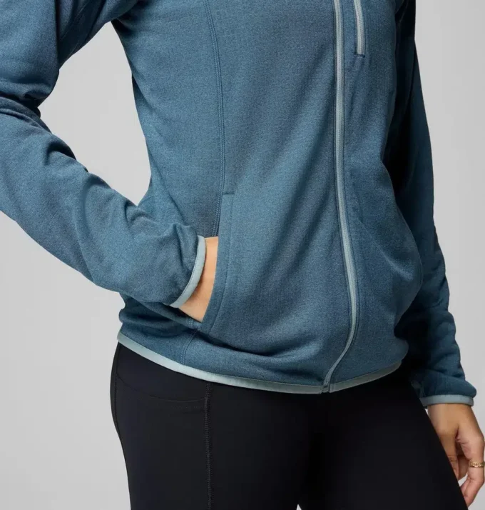 Chaqueta de forro polar con cremallera completa Women Essential Hike™ Grid