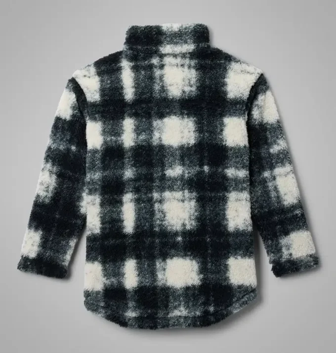 Chaqueta de forro polar con cremallera completa y estampado West Bend™ para niña