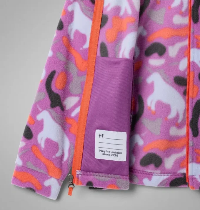 Chaqueta de forro polar estampada Benton Springs™ II para niña