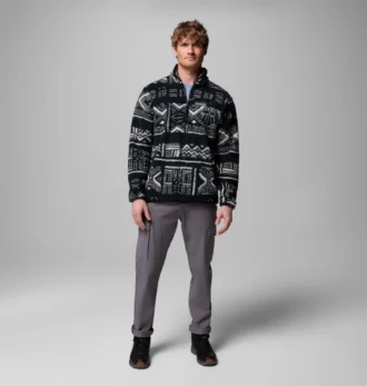 Chaqueta de hombre Rugged Ridge™ de pelo largo y media cremallera