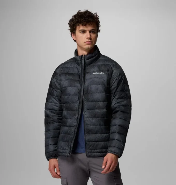 Chaqueta estampada Powder Lite™ II para hombre