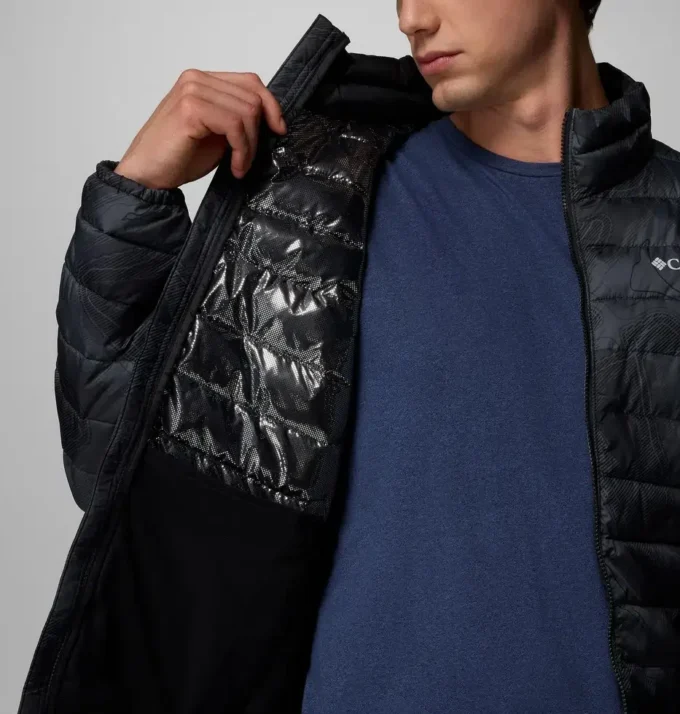 Chaqueta estampada Powder Lite™ II para hombre