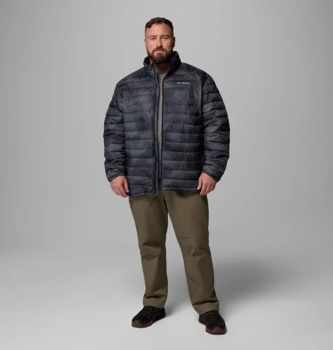 Chaqueta estampada Powder Lite™ II para hombre – Talla grande Chaqueta estampada Powder Lite™ II para hombre – Talla grande
