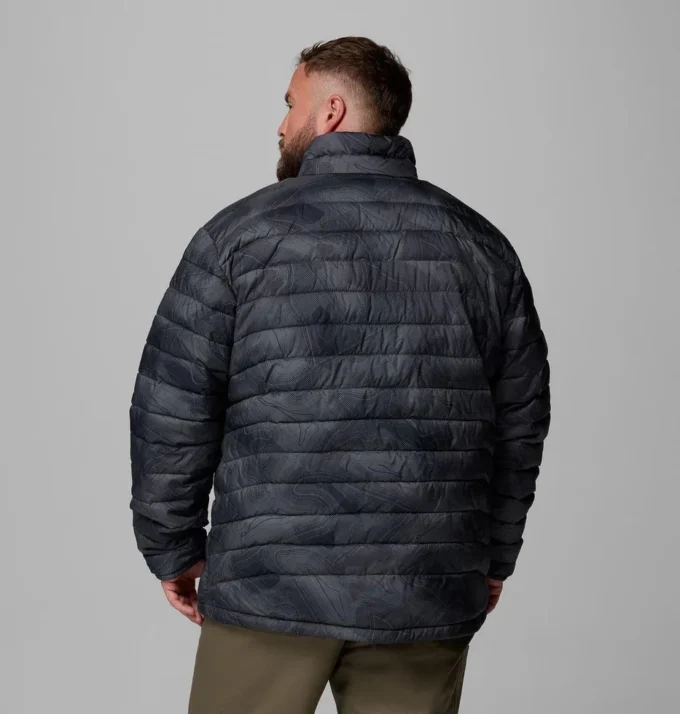 Chaqueta estampada Powder Lite™ II para hombre – Talla grande Chaqueta estampada Powder Lite™ II para hombre – Talla grande