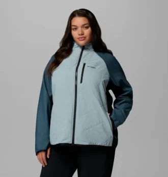 Chaqueta híbrida Arctic Crest™ con cremallera completa para mujer – Tallas grandes Chaqueta híbrida Arctic Crest™ con cremallera completa para mujer – Tallas grandes