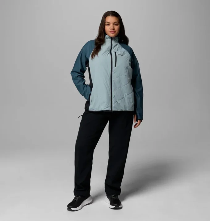 Chaqueta híbrida Arctic Crest™ con cremallera completa para mujer – Tallas grandes Chaqueta híbrida Arctic Crest™ con cremallera completa para mujer – Tallas grandes