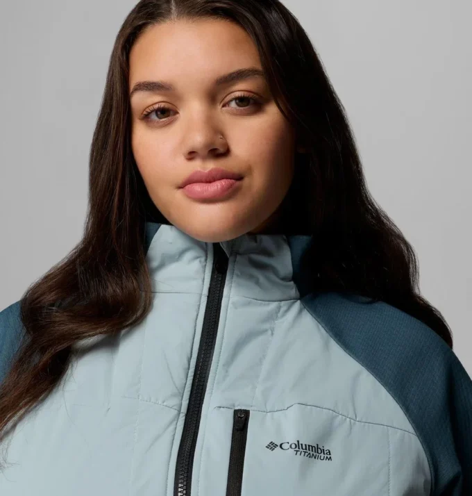 Chaqueta híbrida Arctic Crest™ con cremallera completa para mujer – Tallas grandes Chaqueta híbrida Arctic Crest™ con cremallera completa para mujer – Tallas grandes