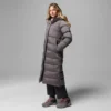 Chaqueta larga con capucha Amaze Puff™ para mujer