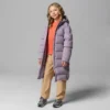 Chaqueta larga con capucha Amaze Puff™ para niña