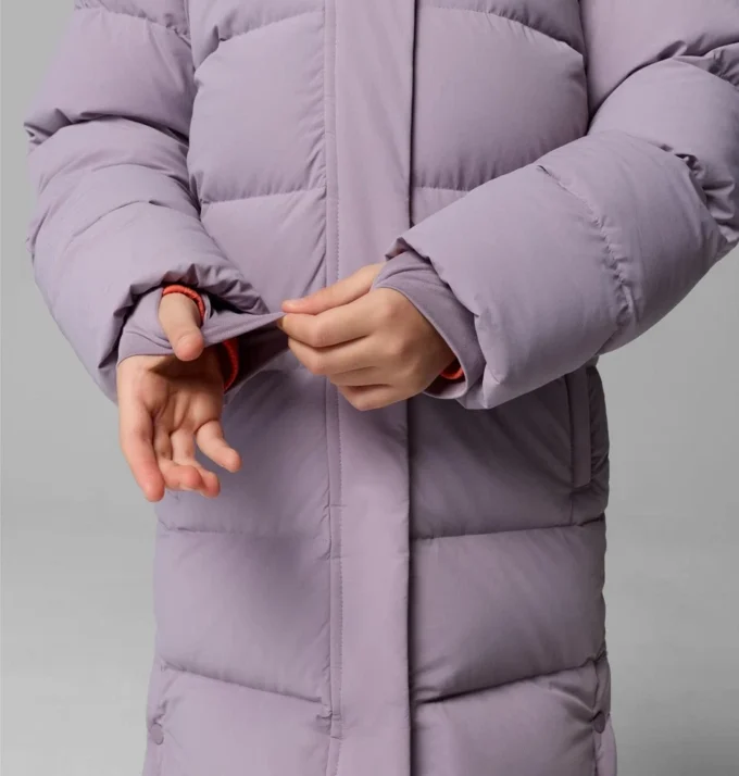Chaqueta larga con capucha Amaze Puff™ para niña