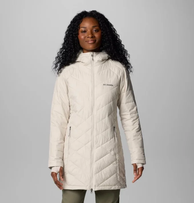 Chaqueta larga con capucha Heavenly™