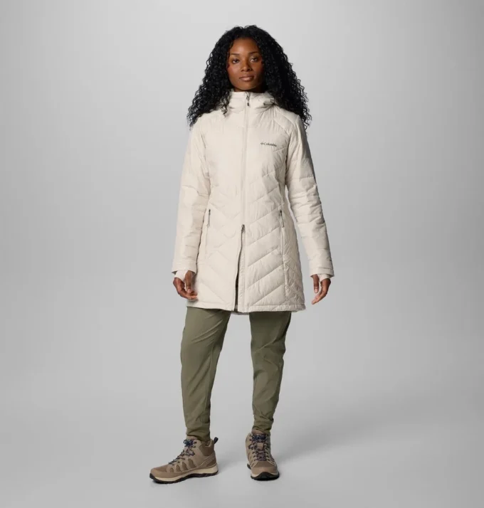 Chaqueta larga con capucha Heavenly™