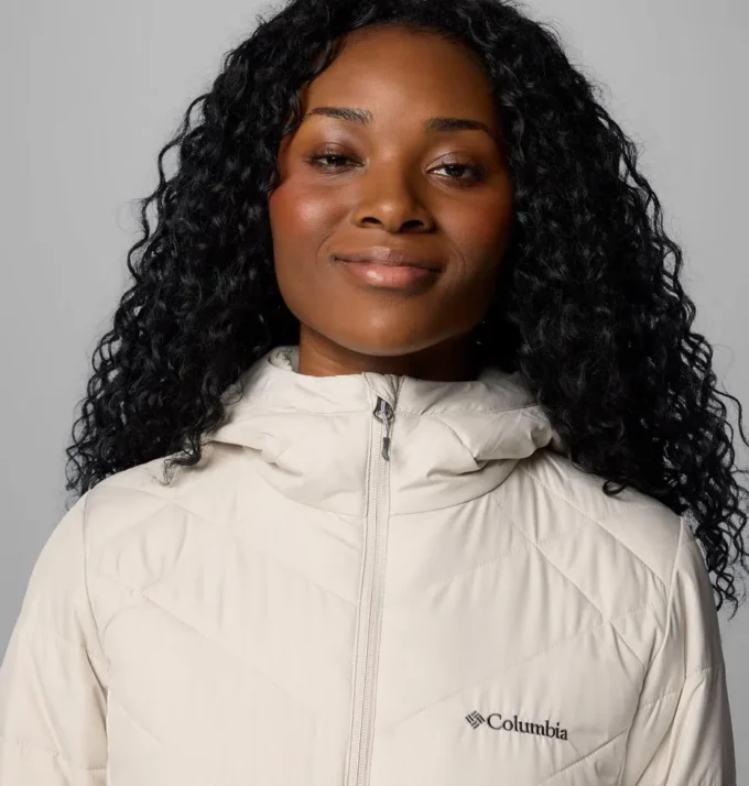 Chaqueta larga con capucha Heavenly™