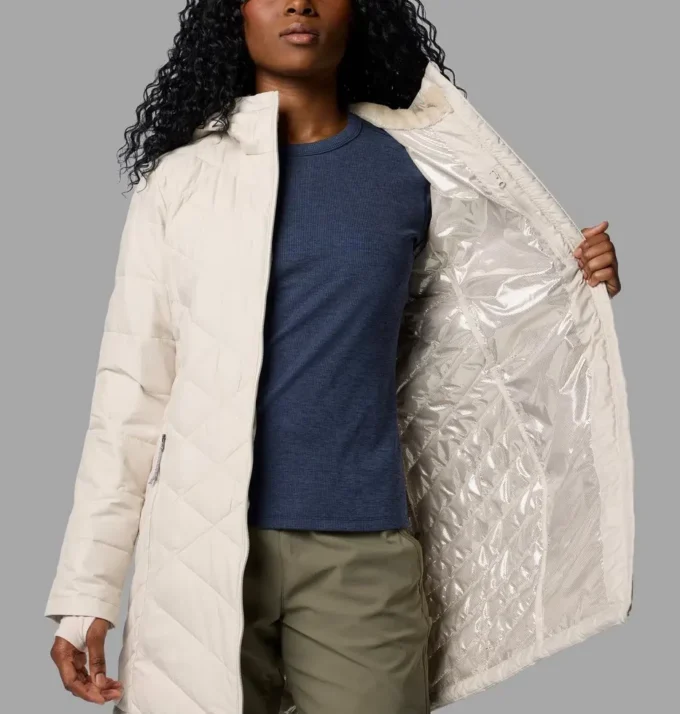 Chaqueta larga con capucha Heavenly™