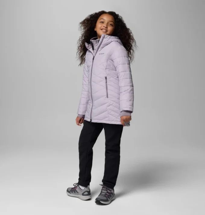 Chaqueta larga con capucha Heavenly™ II para niña